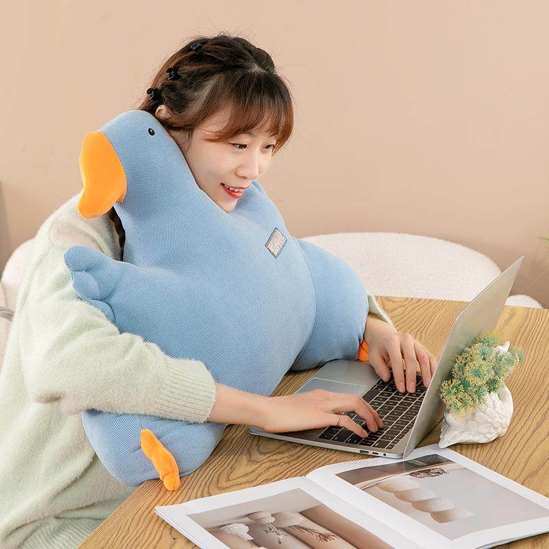 冰豆豆凉感大鹅椅子垫办公室靠垫久坐护腰汽车座椅靠背沙发坐椅,淘宝优惠券,粉丝福利购,淘宝优惠卷