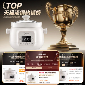 美的电炖锅家用陶瓷炖锅新款多功能煲汤锅小型煮粥锅全自动汤锅