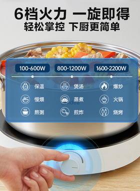 美的电磁炉家用爆炒多功能