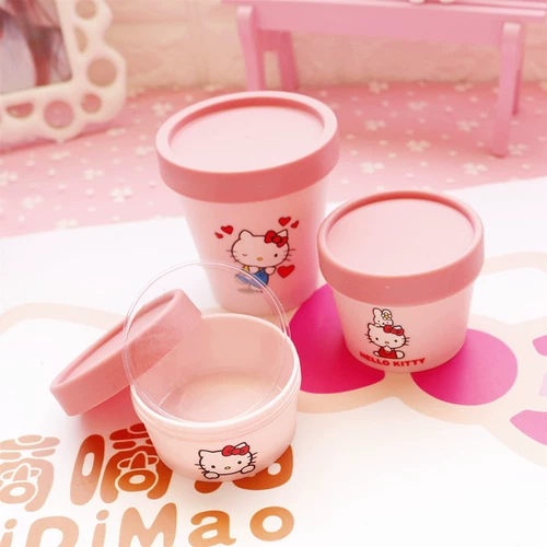 Hello Kitty, мультяшная бутылка, косметическая тара, розовый распылитель, лосьон, маска для лица