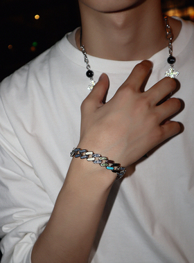 古巴彩色手链国潮流说唱