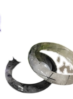 水晶黑色手镯民族风女