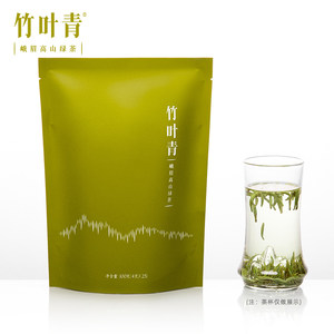 竹叶青茶叶峨眉高山绿茶特级(品味)自饮袋装100g包邮