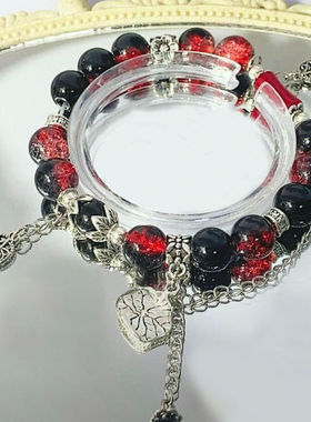 魔道祖师同款魏无羡周边手链diy小众高颜值国风ins手串串珠送闺蜜