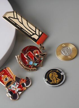 列车组员徽章周边cos二次元礼物道具配饰动漫游戏五件套全套徽章
