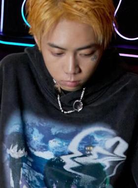 2023年新款 《退潮》专辑法老周边项链法老同款孙权说唱珐琅古巴