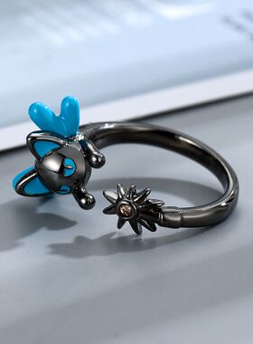 魔卡少女樱百变小樱可鲁贝洛斯斯比戒指女生卡通可爱动漫周边指环
