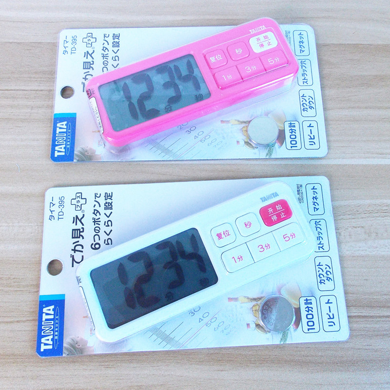 原裝 日本TANITA百利達TD-395電子廚房定時器 計時器 老人提醒器