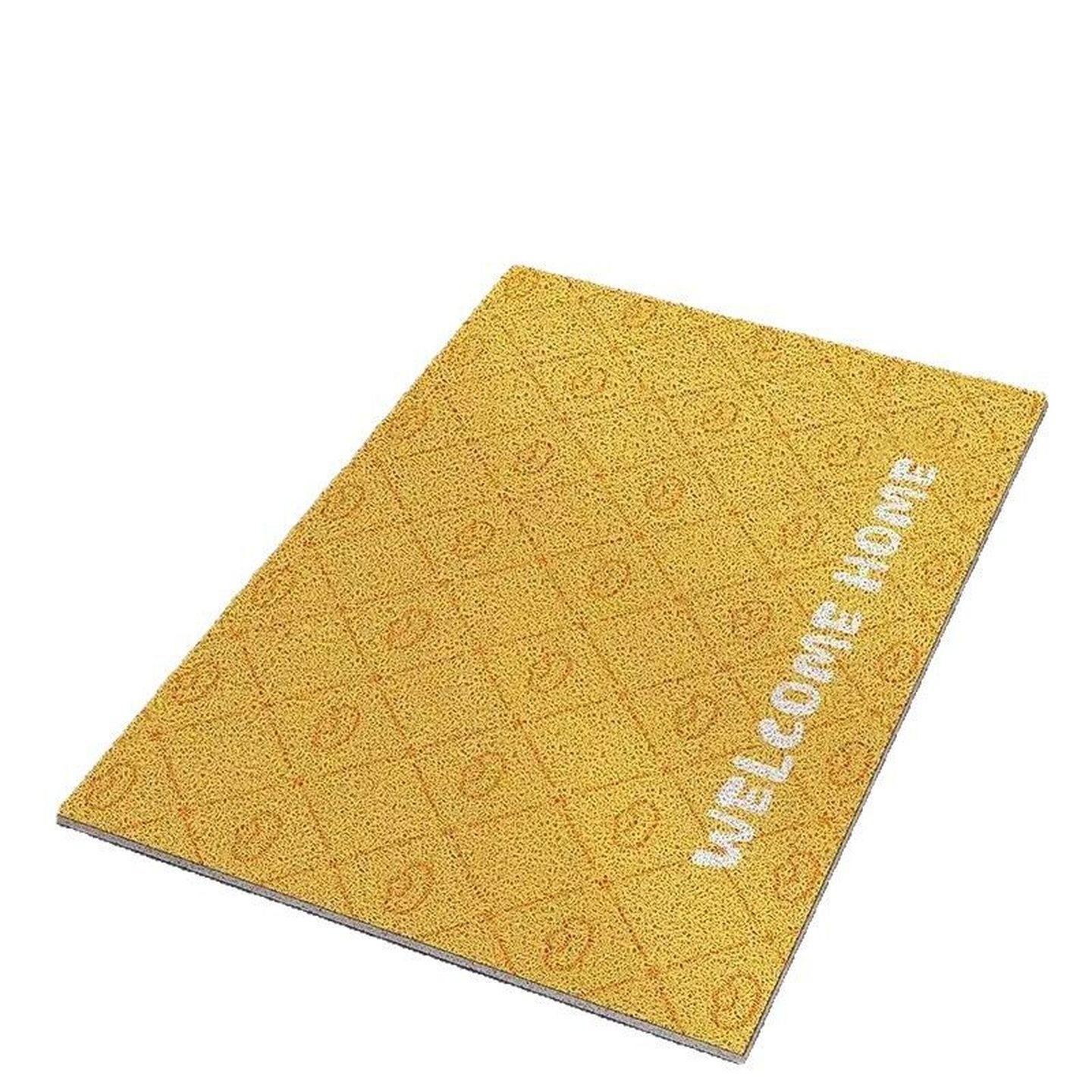 简约元宝入户门地垫玄关黄色丝圈防尘门垫进门地毯防滑耐脏蹭脚垫,淘宝优惠券,粉丝福利购,淘宝优惠卷