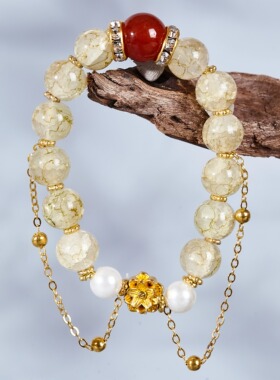 中式女款莲花古风超仙手链