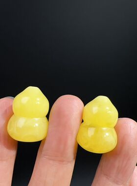 树脂葫芦上下通孔配件吊坠挂件手工DIY编织包包配饰小挂件