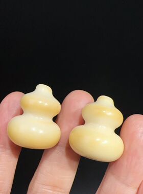 天然象牙果雕刻葫芦背云勒子吊坠柏香籽金刚星月菩提手串链diy