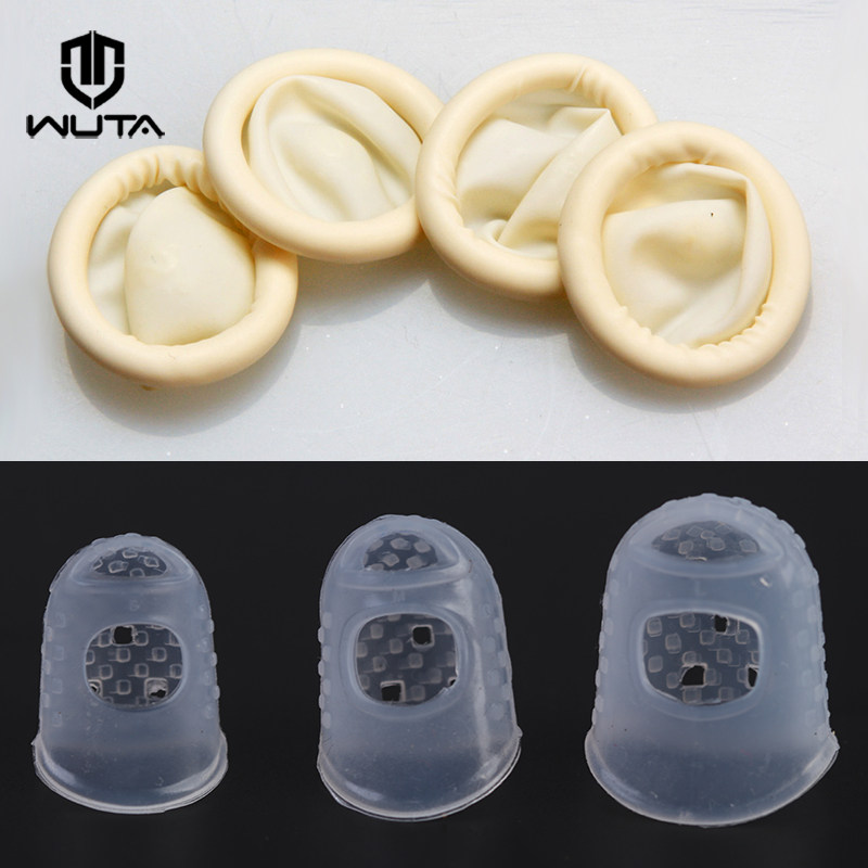 纯天然乳胶指套硅胶防护套皮革diy工具马拉西亚进口乳胶防过敏 - 图2