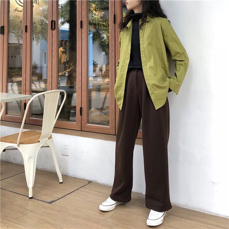 百思朵牛油果绿衬衫抹茶绿防晒衫 百思朵衬衫