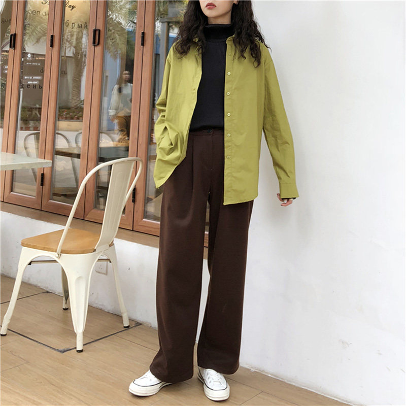 百思朵牛油果绿衬衫抹茶绿防晒衫 百思朵衬衫