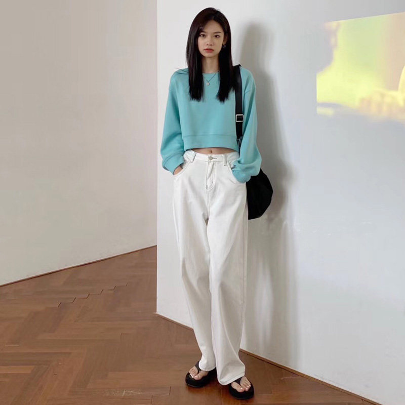 百思朵秋季ins学院风清新显瘦卫衣 百思朵卫衣/绒衫