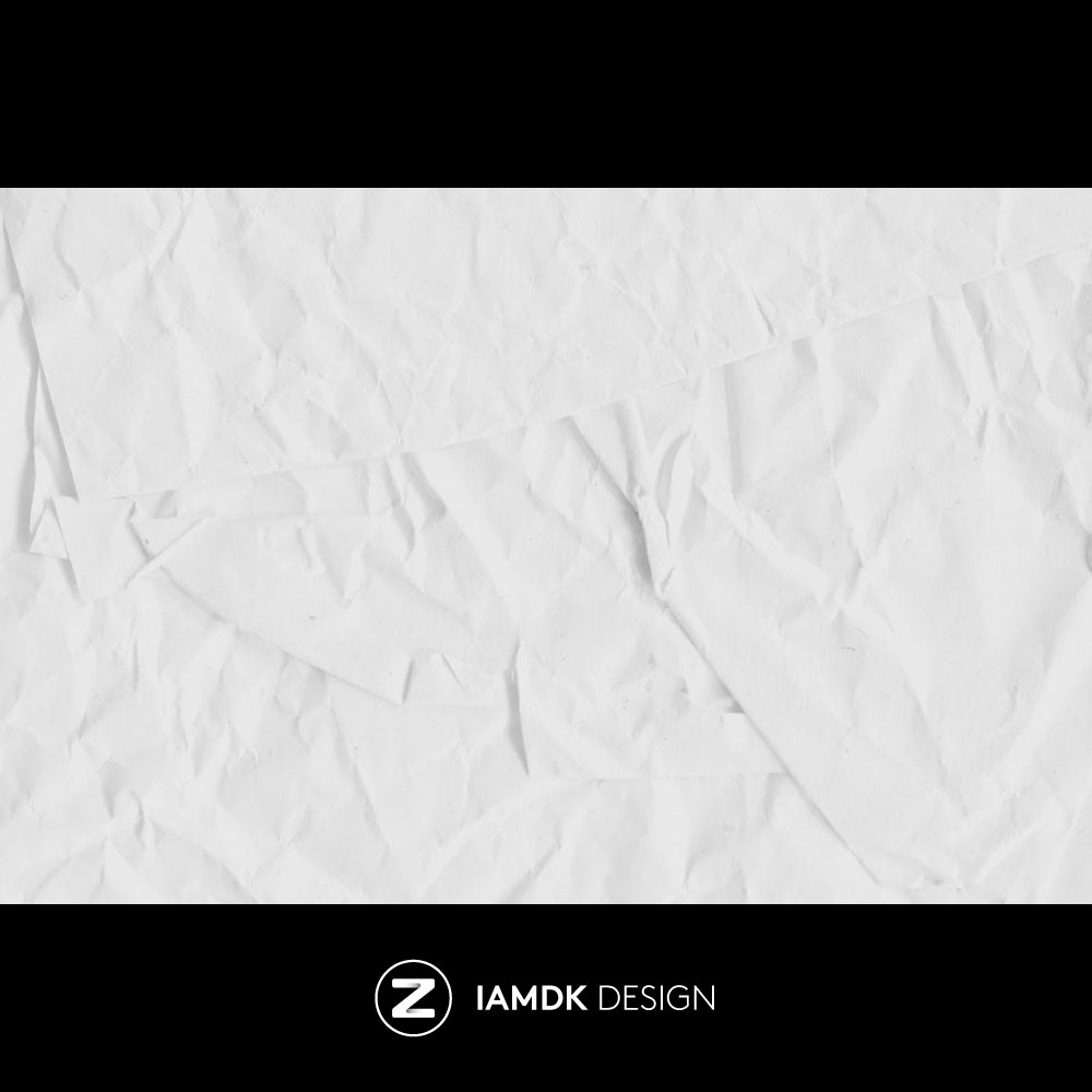 White Crumpled Paper Textures 30款白色褶皱纸背景纹理素材包 - 图1