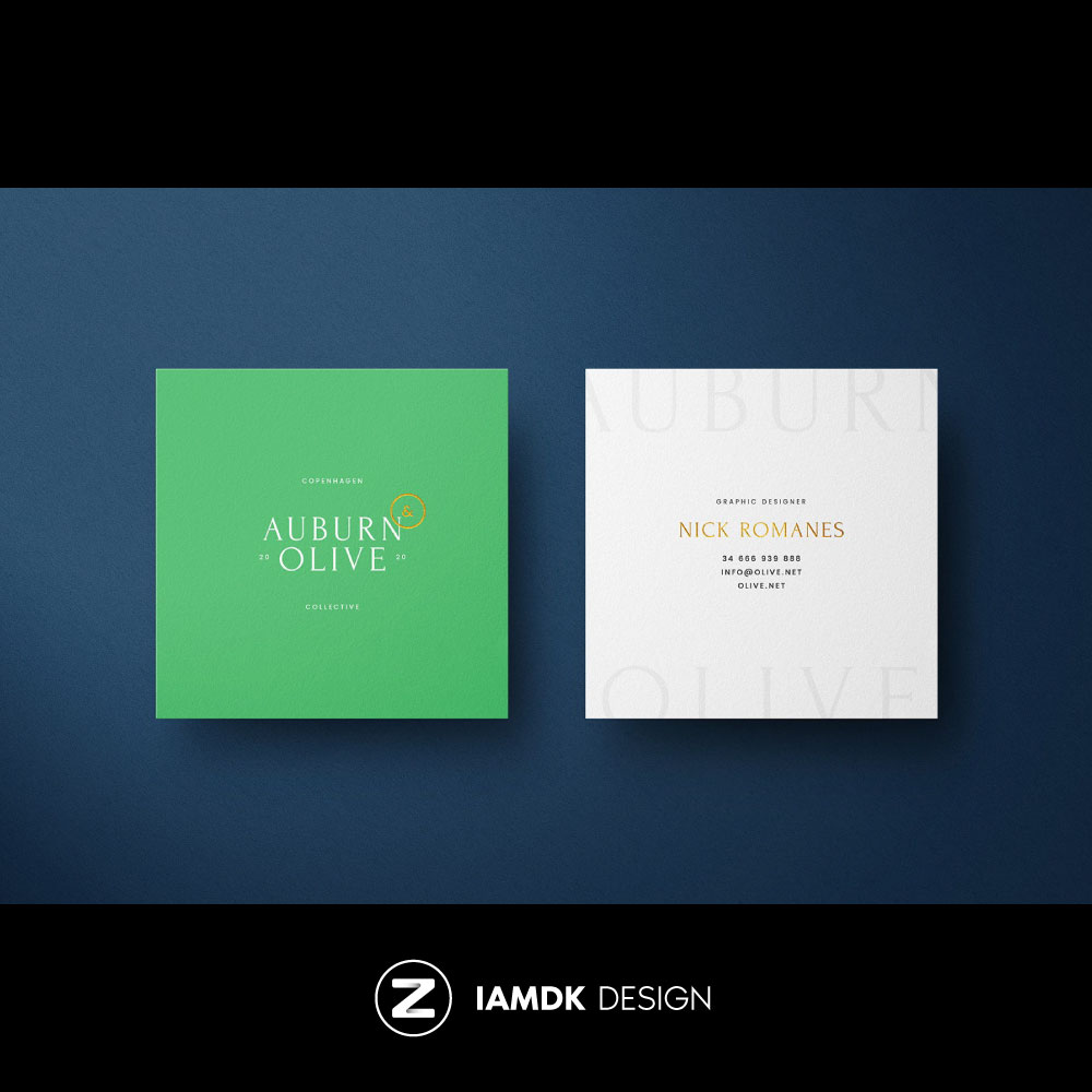 Business Card Mockup 5款商务名片设计PSD样机模板 M2020042601 - 图2