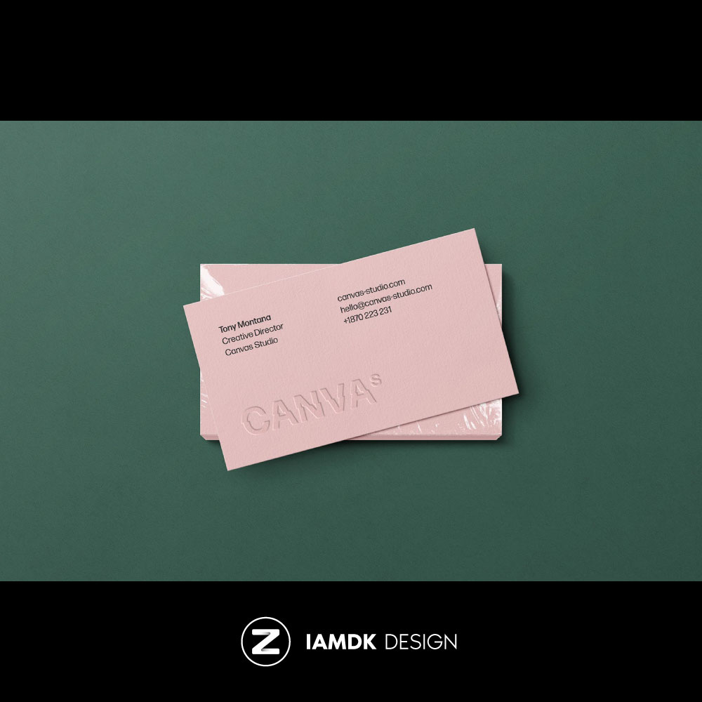 Business Card Mockup 5款商务名片设计PSD样机模板 M2020042601 - 图0