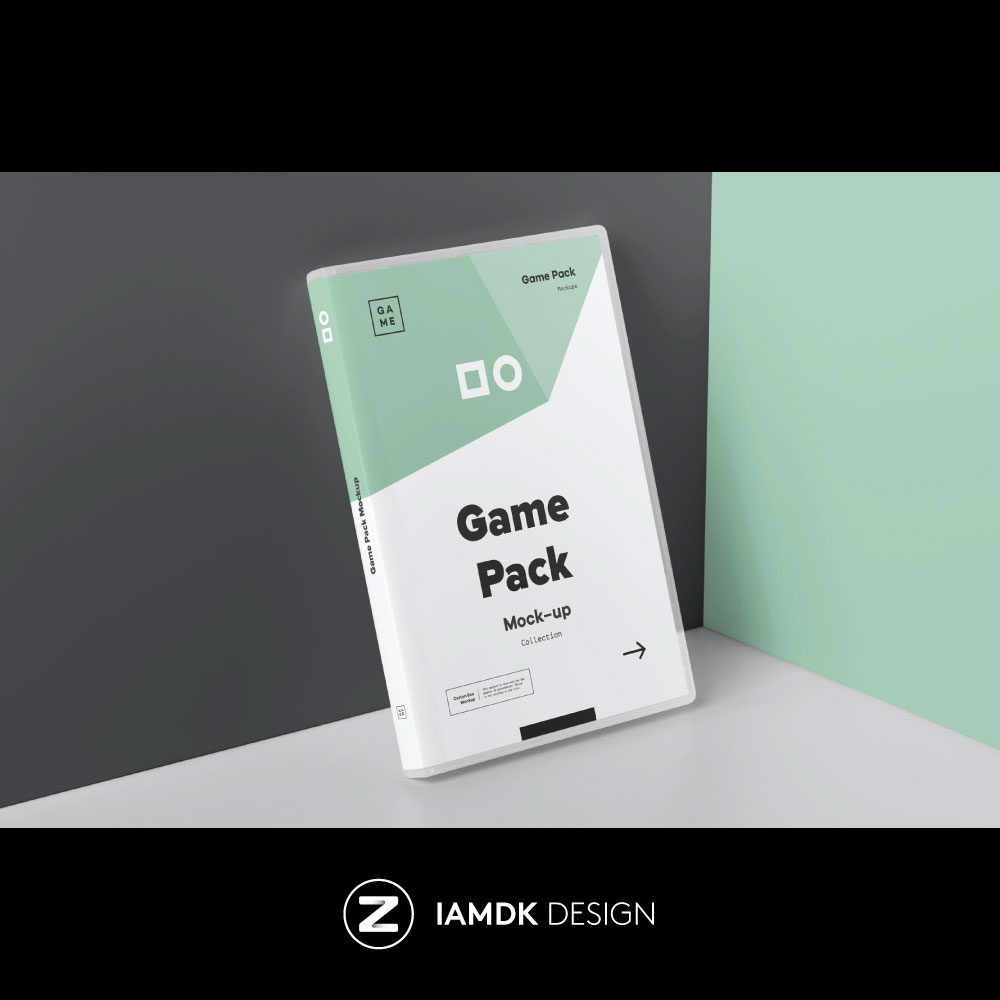 Game Disc Pack Mockup 游戏光盘CD包装盒样机模板集 M2020062207 - 图0