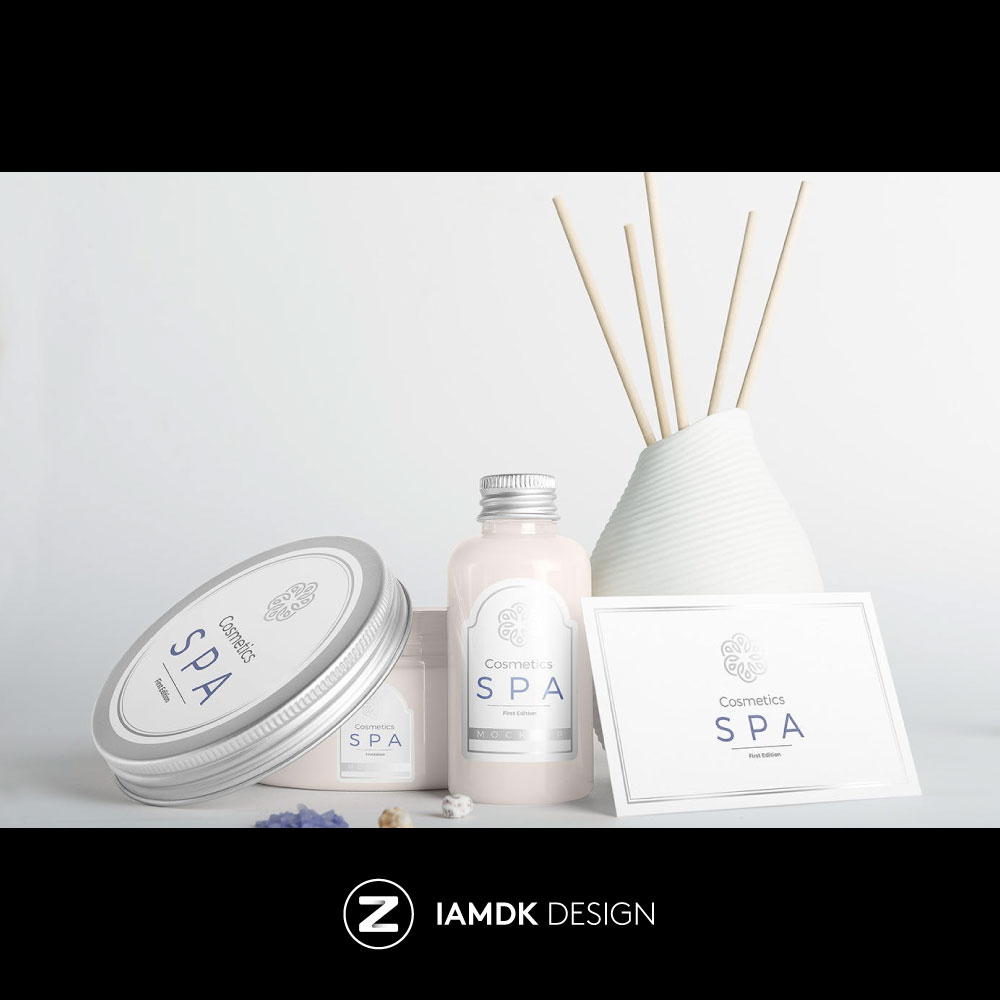 SPA Cosmetics Mockup 美容沙龙化妆品包装样机模板 M2020040207 - 图3