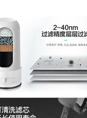 适用于苏泊尔水龙头净水器滤芯