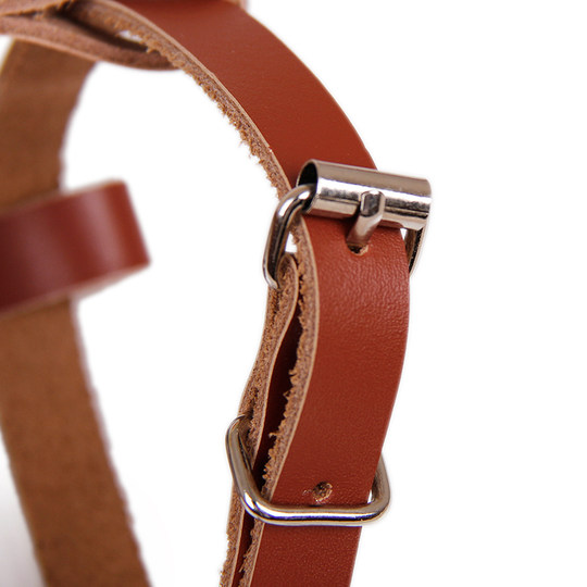 Pet muzzle genuine leather golden retriever German shepherd husky