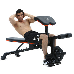 JX军霞腹肌板卧推健身器材商用仰卧起做健身腹肌运动椅专业哑铃凳