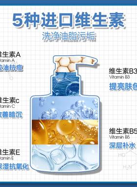 南波万英国品牌洁面乳去黑头控油