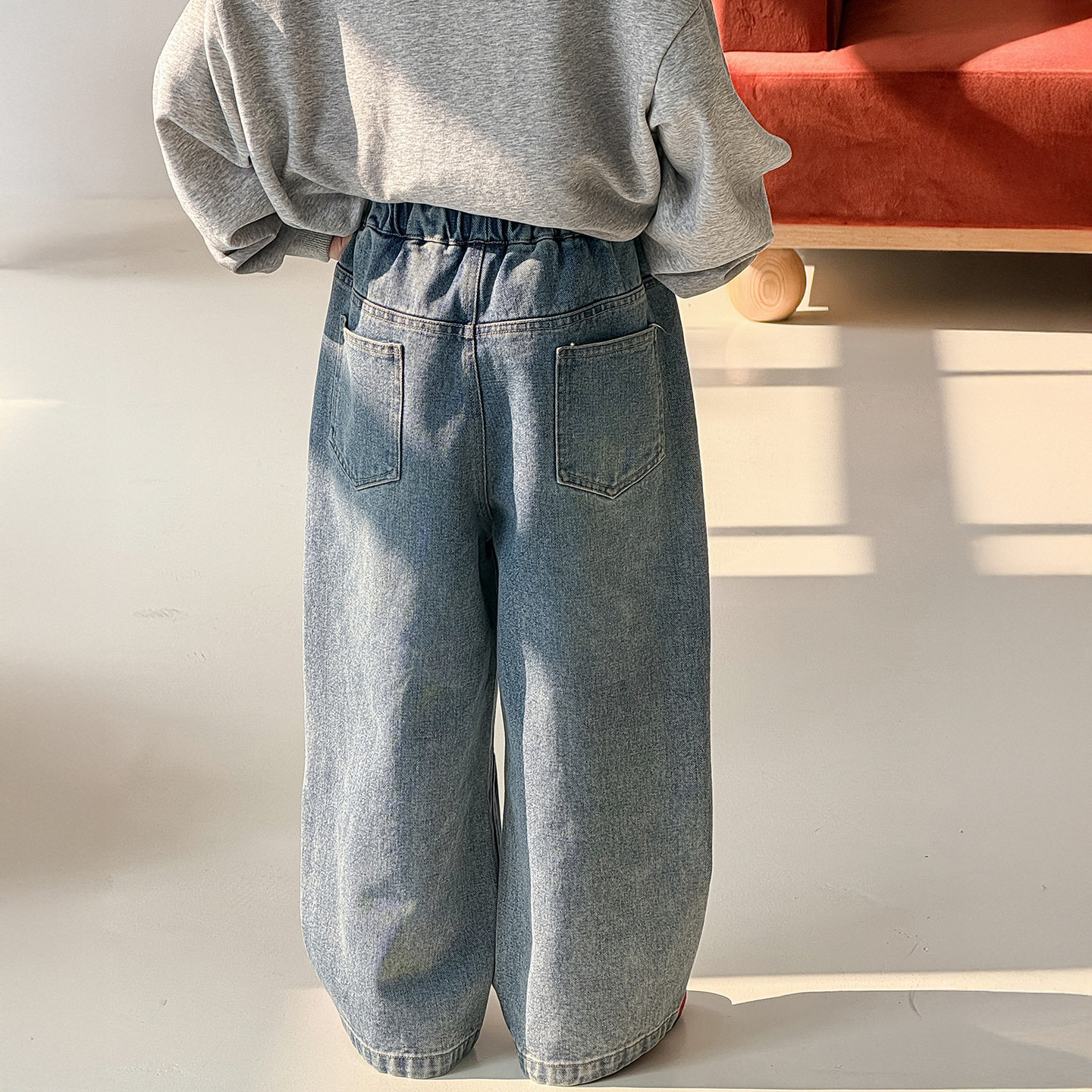 棉小铺男童牛仔裤儿童春季韩版2026新款简潮宽松直筒童装休闲裤子,淘宝优惠券,粉丝福利购,淘宝优惠卷