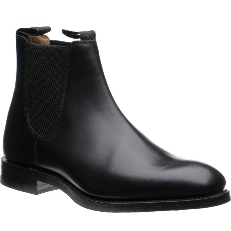 Loake劳克真皮男鞋Chatsworth rubber-soled Chelsea boots代购