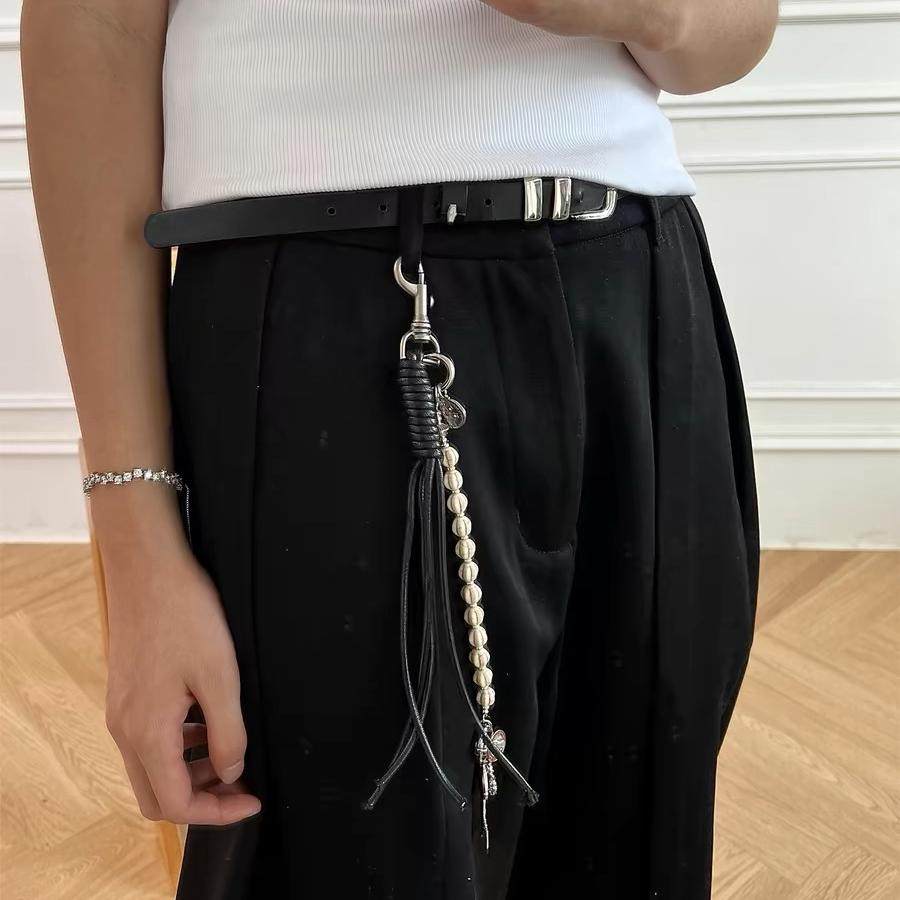 CGYYDS 三周年福利 手工串珠编织蜡绳二合一裤链组合挂饰配饰