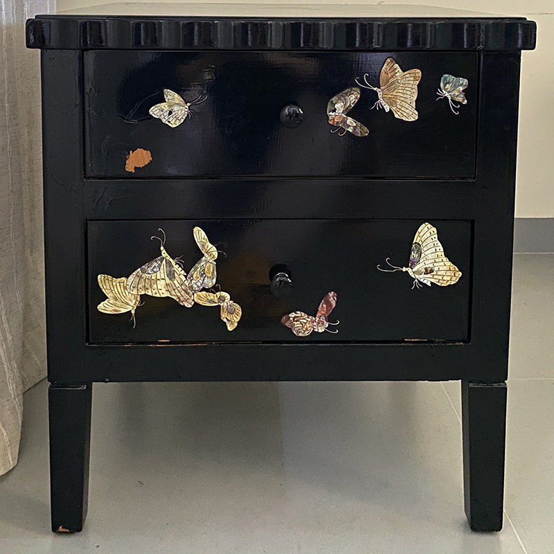 jj-4710.5蝴蝶古筝乐器贝雕水移画中式家具柜子漆器托盘螺钿贴纸,淘宝优惠券,粉丝福利购,淘宝优惠卷