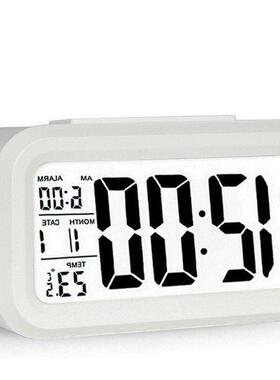 digital alarm led clock闹钟snooze control backlight calendar