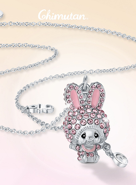 纯银玫瑰金钻石ins长项链