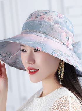 胭涩太阳帽休闲甜美女春夏
