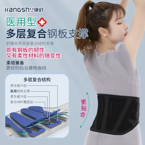 Стальная пластина поясничная полоса поясничная поясничная грыжа диска, напряжение поясничной мышцы, медицинский уровень, фиксированная окружность талии, талия, боль в талии для теплых мужчин и женщин