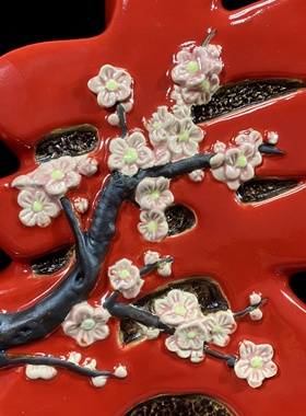 春暖花开陶瓷摆件乔迁新居送礼