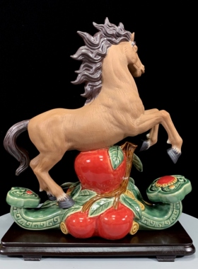 马摆件十二生肖马年特色高档送礼