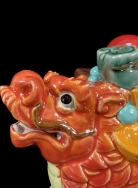 满载而归摆件石湾公仔陶瓷装饰品家居客厅玄关工艺品乔迁开业送礼
