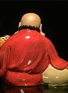 石湾公仔陶瓷风水招财乔迁弥勒佛