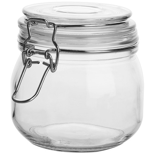 透明密封罐玻璃瓶带盖食品储物罐头瓶腌制蜂蜜罐发酵柠檬泡菜坛子-图3