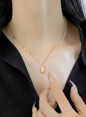 气质网红轻奢时尚高级感小金条