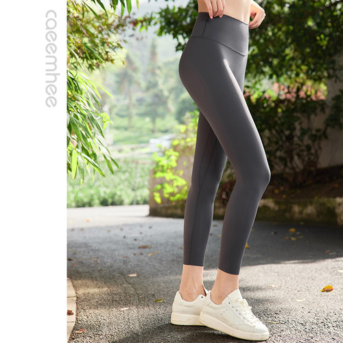 卡益瑜伽裤女高腰提臀专业高端时尚外穿九分运动服普拉提健身裤春 - 图3