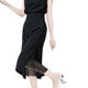 Celebrity Xiaoxiangfeng high waist slim hip skirt