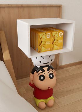 蜡笔小新创意卡通可爱桌面摆件卧室床头柜子装饰品送女友生日礼物