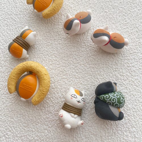 猫老师夏目友人帐日本动漫周边可爱卖萌手机链挂绳挂件日单散货 - 图0