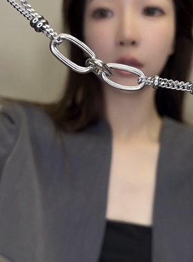 粗链条项链Innosense锁骨链女