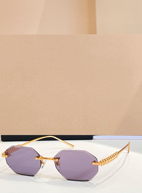 金属多边形遮阳太阳镜男女款时尚
