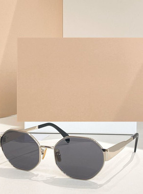 金属多边形遮阳太阳镜男女款小脸